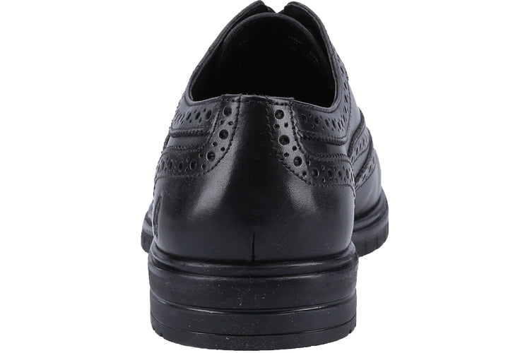 Hush Puppies Santiago Black Mens Shoes