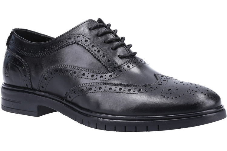 Hush Puppies Santiago Black Mens Shoes