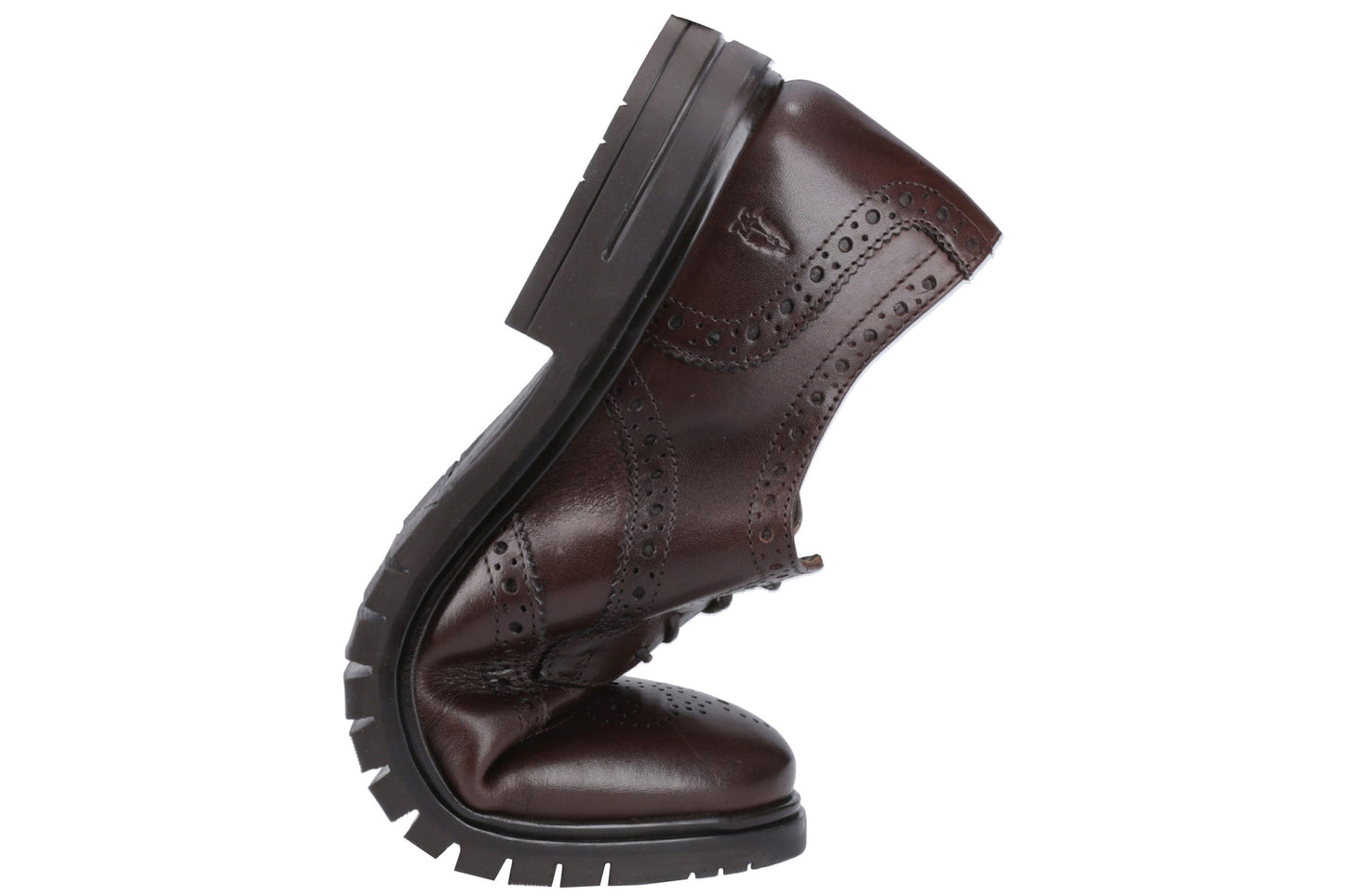 Hush Puppies Santiago Brown Mens Shoes