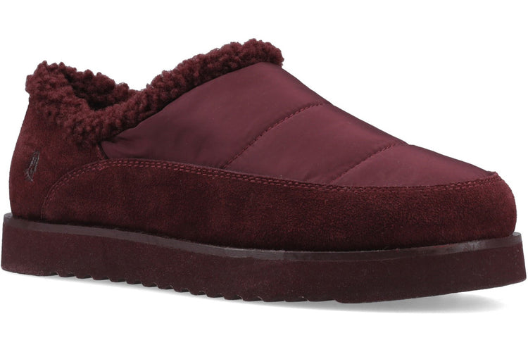 Hush Puppies Susie Burgundy Womens Slippers