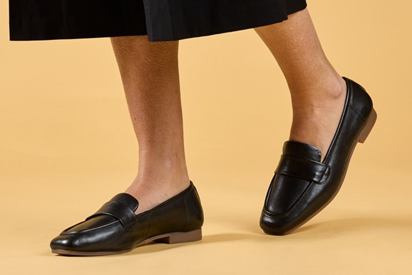 Hush Puppies Sutton Loafer Black Womens Shoes