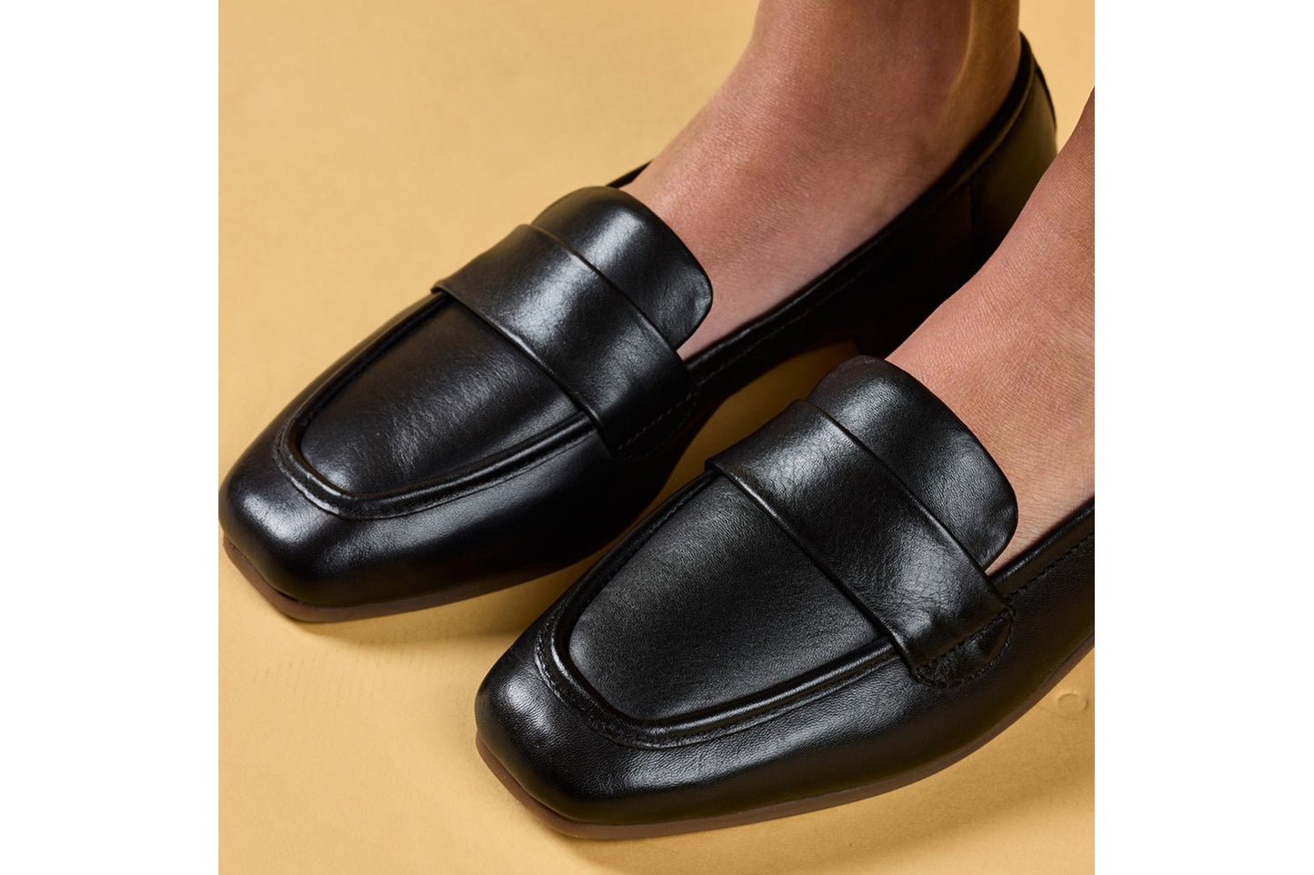 Hush Puppies Sutton Loafer Black Womens Shoes