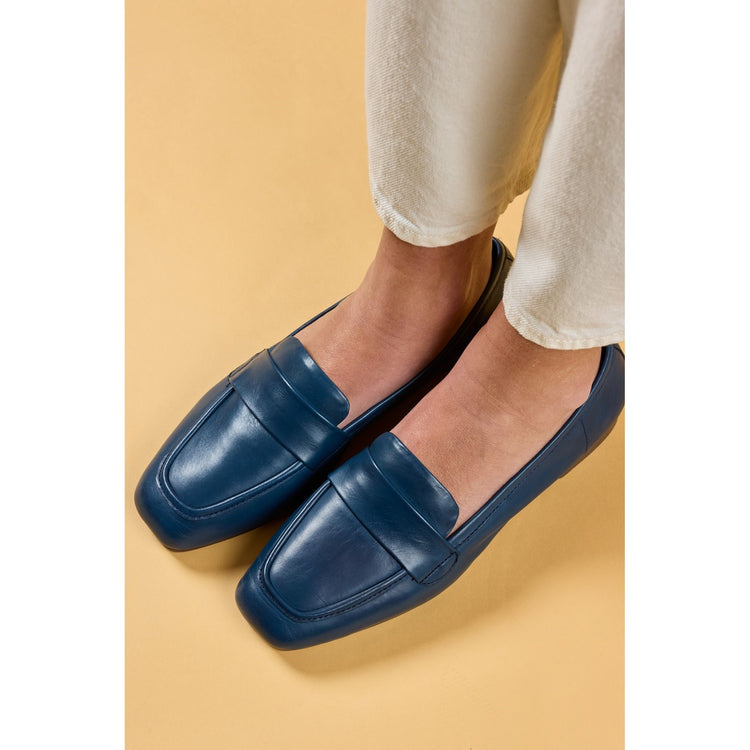 Hush Puppies Sutton Loafer Navy Womens Shoes