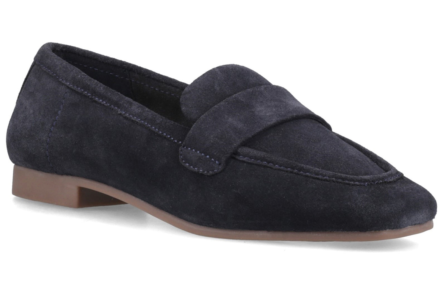 Hush Puppies Sutton Loafer Navy Suede Womens Shoes