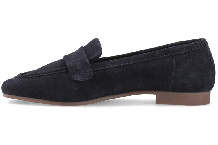Hush Puppies Sutton Loafer Navy Suede Womens Shoes