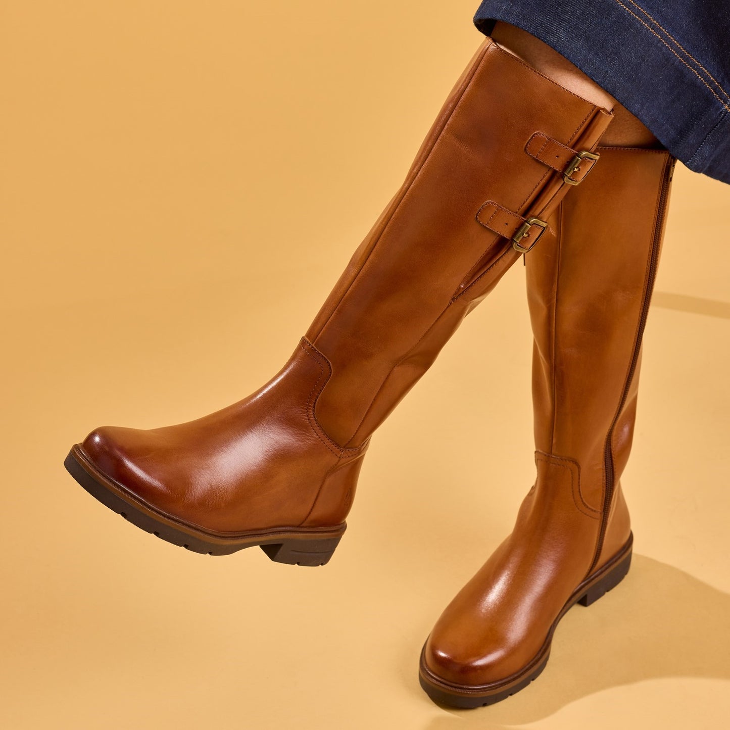 Hush Puppies Tallulah Tan Womens Boots