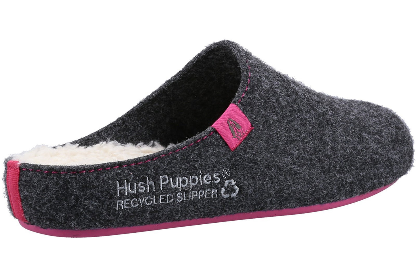 Hush Puppies The Good Slipper Charcoal Womens Slippers