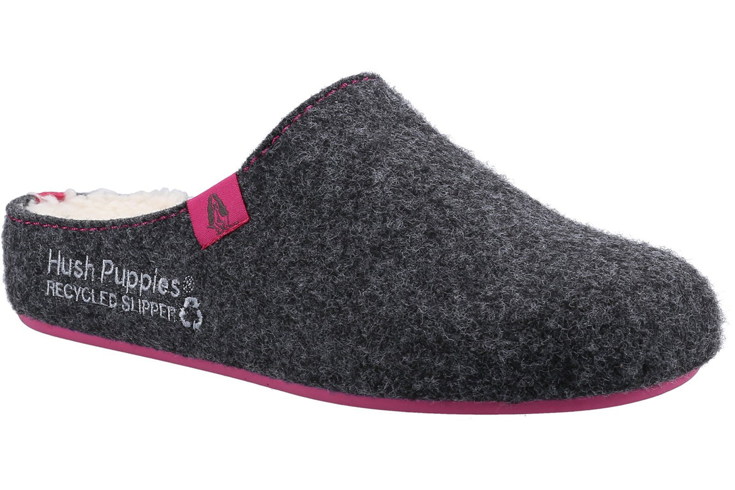 Hush Puppies The Good Slipper Charcoal Womens Slippers
