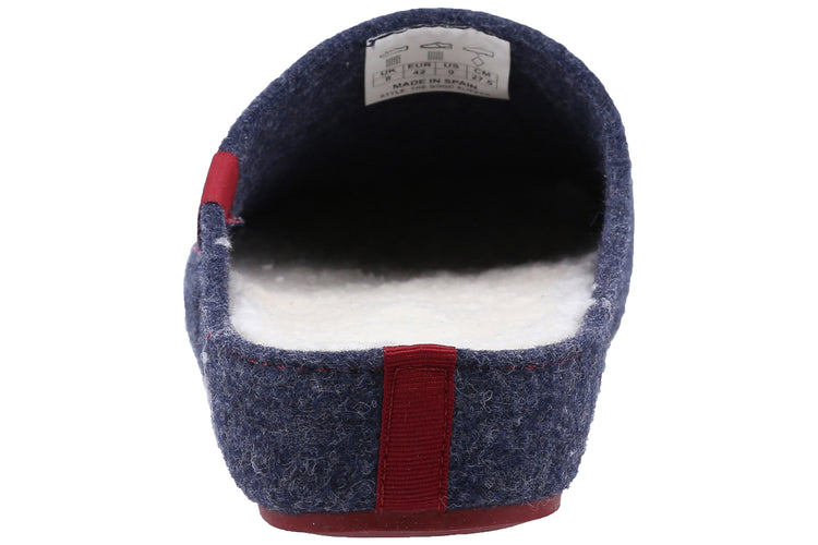 Hush Puppies The Good Slipper Navy Mens Slippers