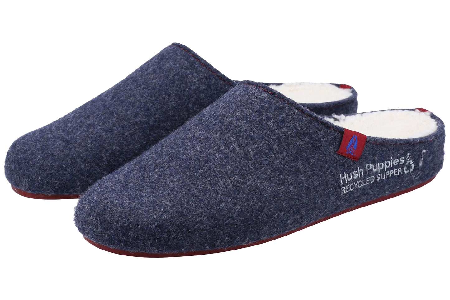 Hush Puppies The Good Slipper Navy Mens Slippers