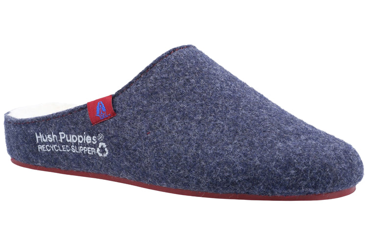 Hush Puppies The Good Slipper Navy Mens Slippers