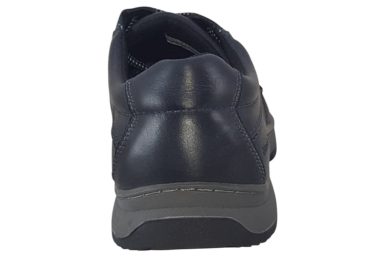 Hush Puppies Tucker Black Mens Shoes