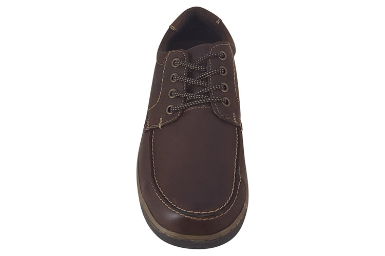 Hush Puppies Tucker Brown Mens Shoes