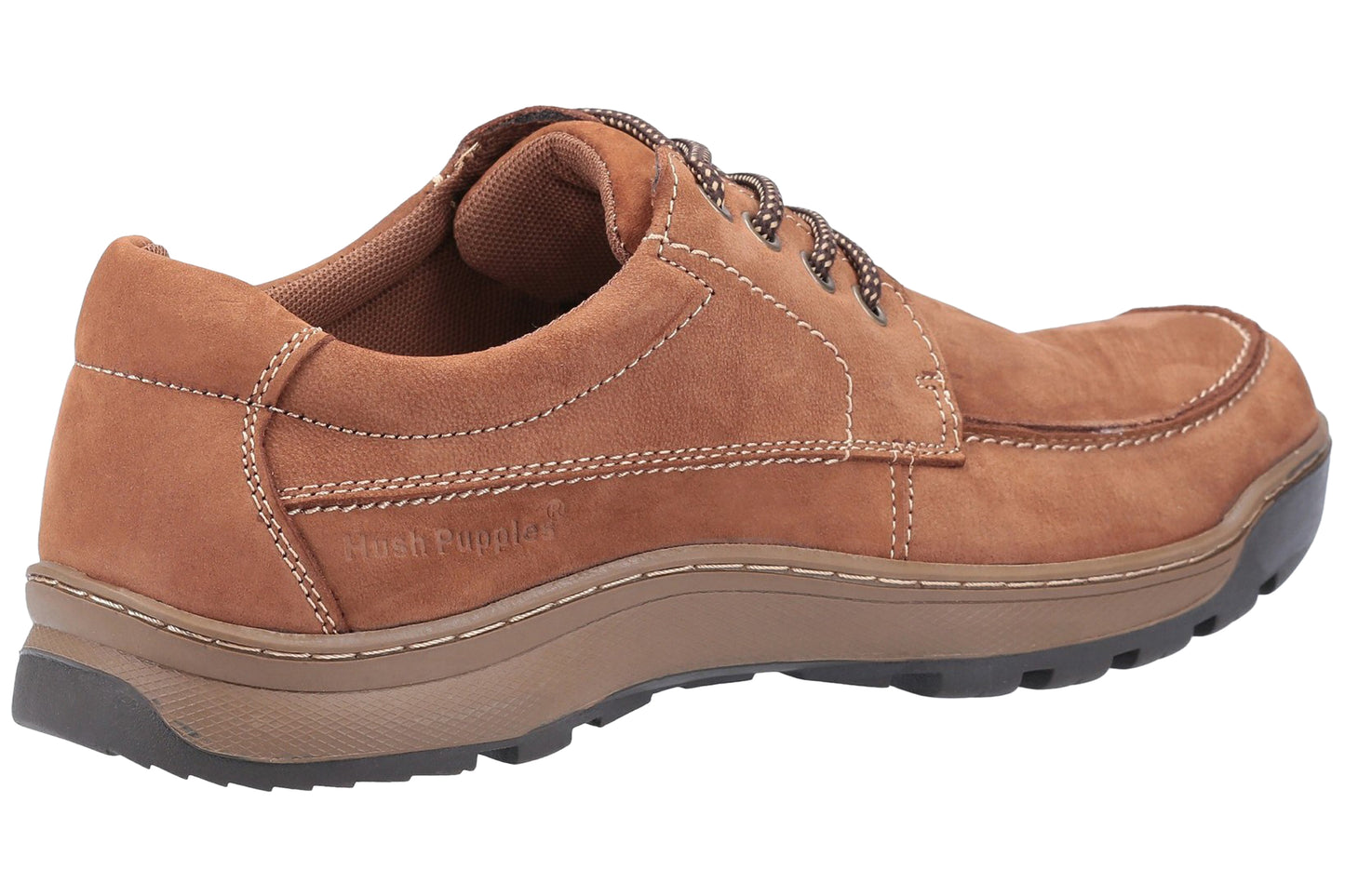 Hush Puppies Tucker Tan Nubuck Mens Shoes