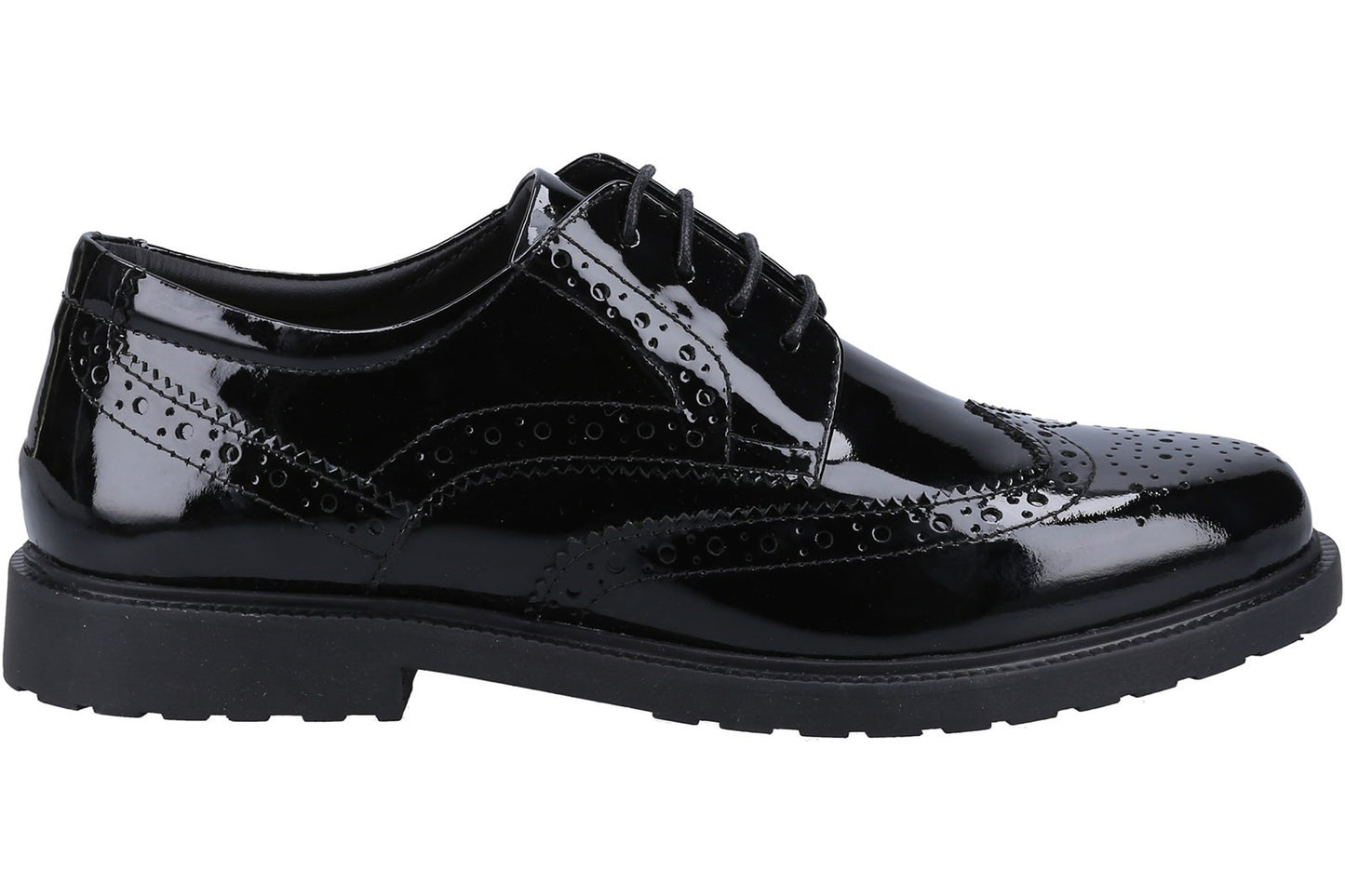 Hush Puppies Verity Patent Black Womens Shoes