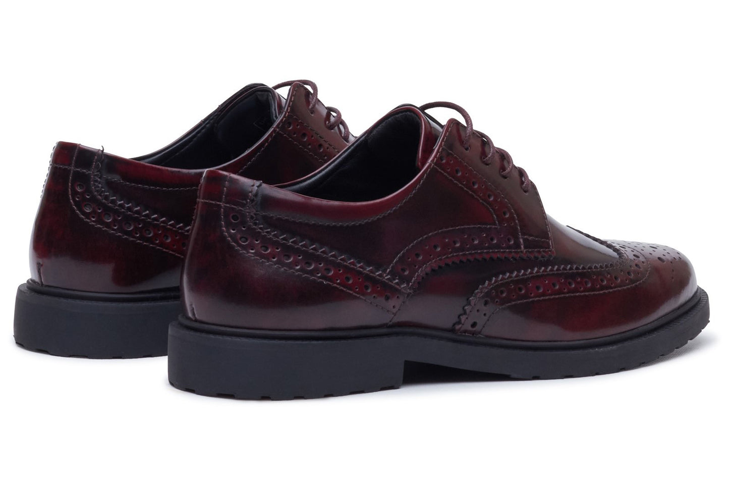 Hush Puppies Verity Hi-Shine Plum Womens Shoes