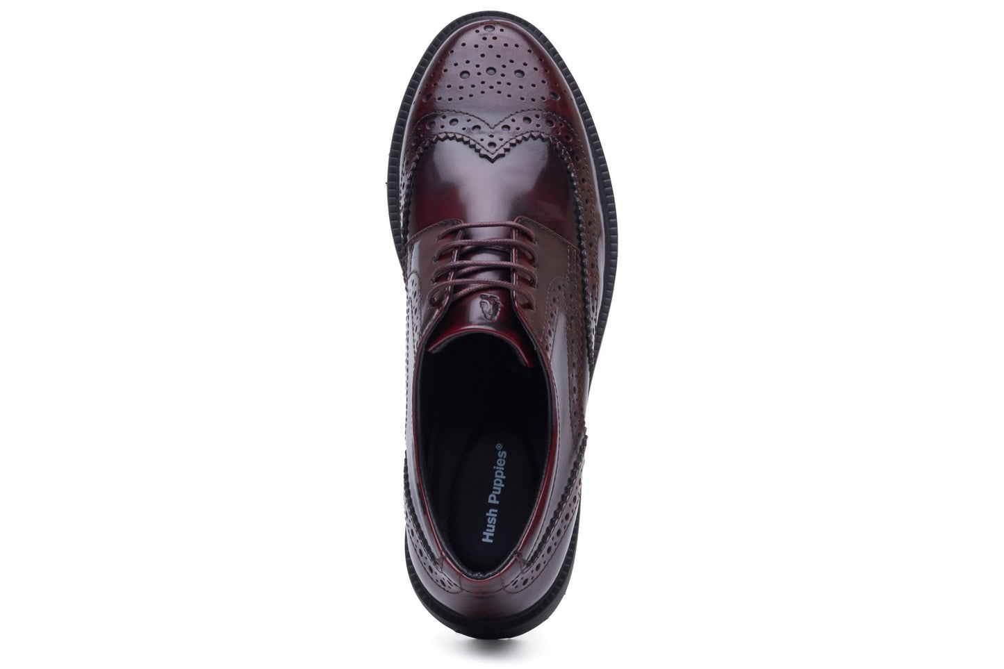 Hush Puppies Verity Hi-Shine Plum Womens Shoes