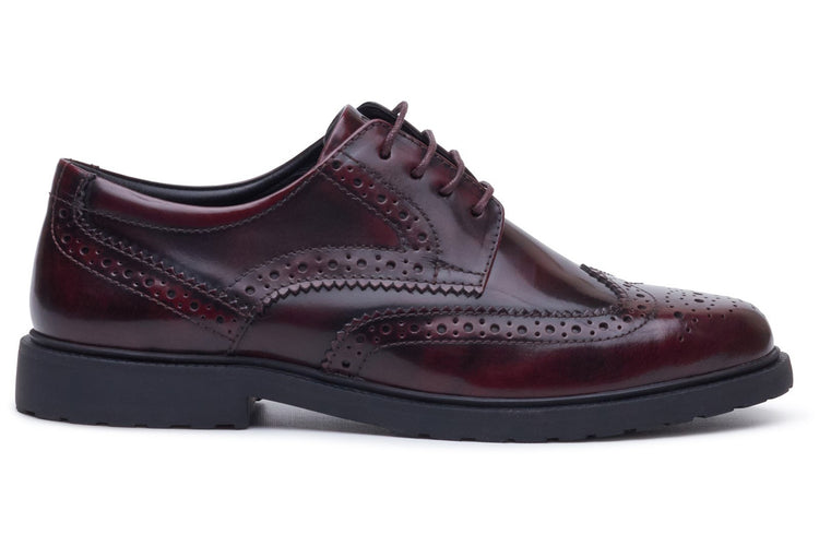 Hush Puppies Verity Hi-Shine Plum Womens Shoes