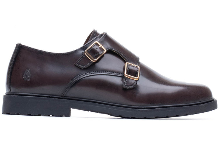 Hush Puppies Verity Hi-Shine Chocolate Womens Shoes