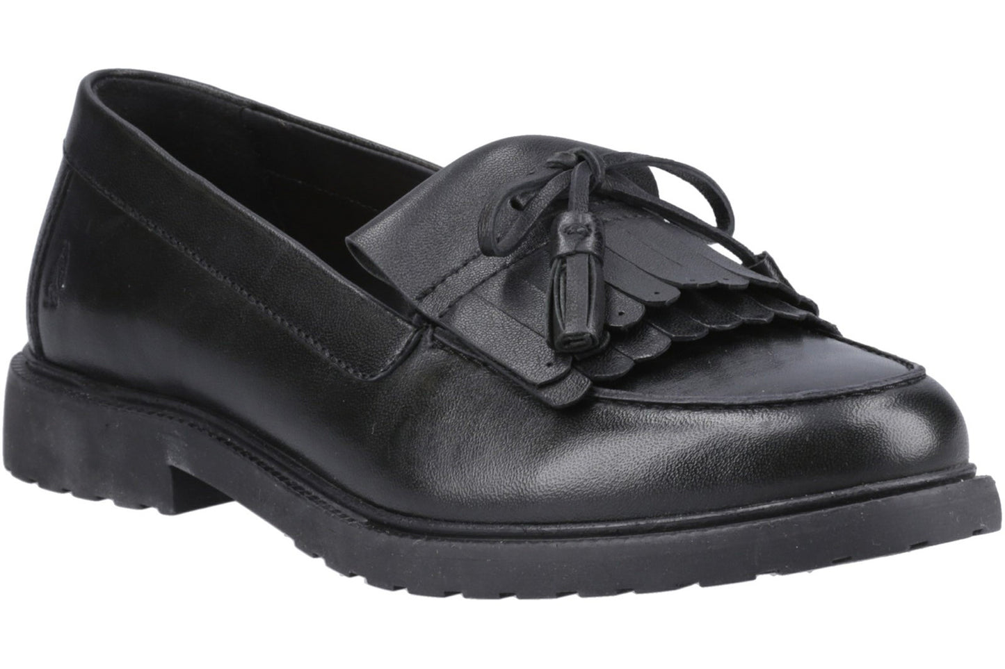 Hush Puppies Verity Kiltie Loafer Black Womens Shoes