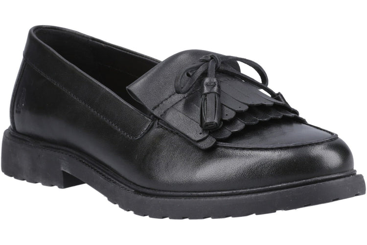 Hush Puppies Verity Kiltie Loafer Black Womens Shoes