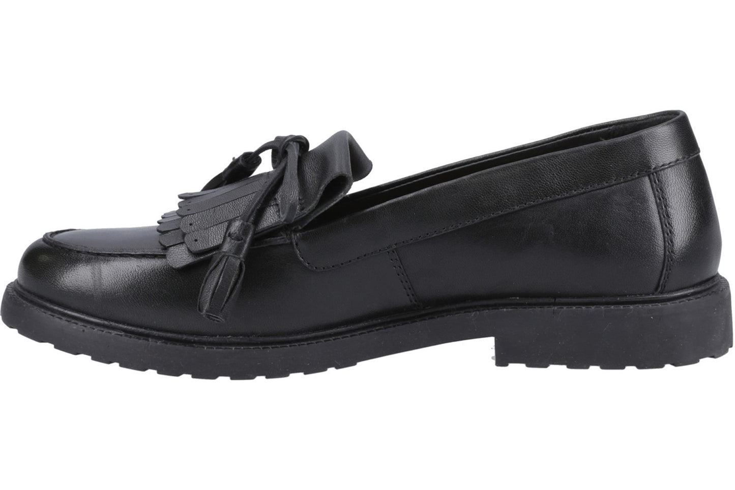 Hush Puppies Verity Kiltie Loafer Black Womens Shoes