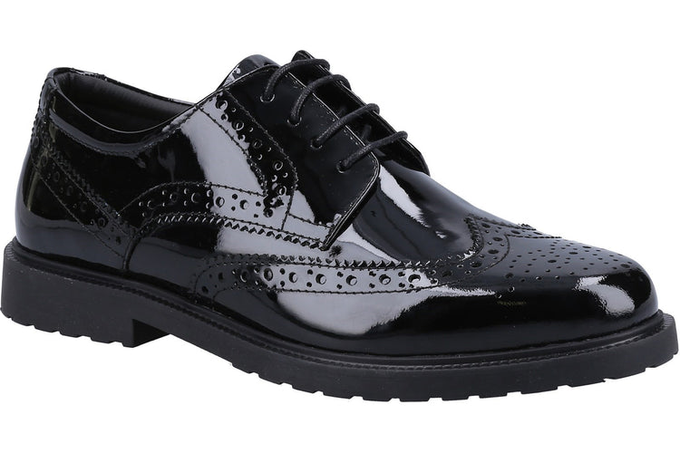 Hush Puppies Verity Patent Black Womens Shoes