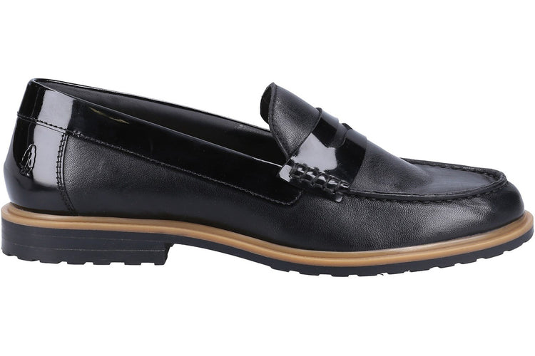 Hush Puppies Verity Slip on Black/Tan Womens Shoes