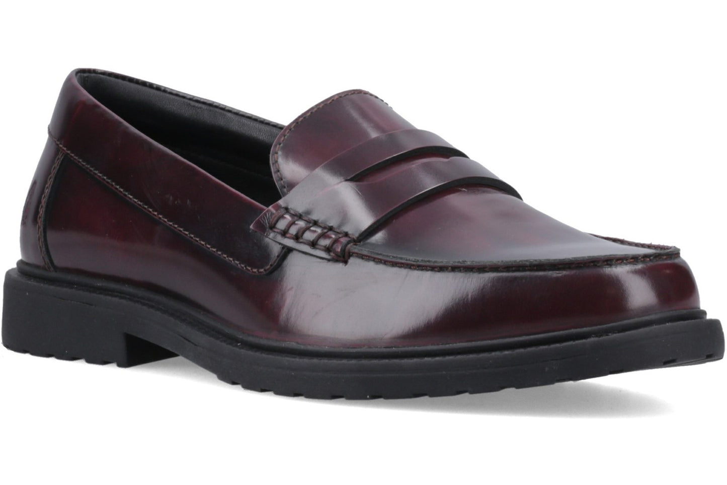 Hush Puppies Verity Slip On Plum Womens Shoes