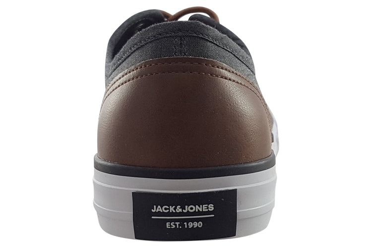 Jack Jones Curtis 12229023 Chambray Grey Mens Trainers