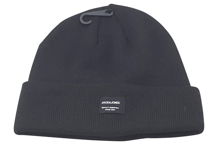 Jack Jones DNA Beanie 12092815 Black Mens Accessories