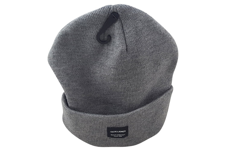 Jack Jones DNA Beanie 12092815 Grey Melange Mens Accessories