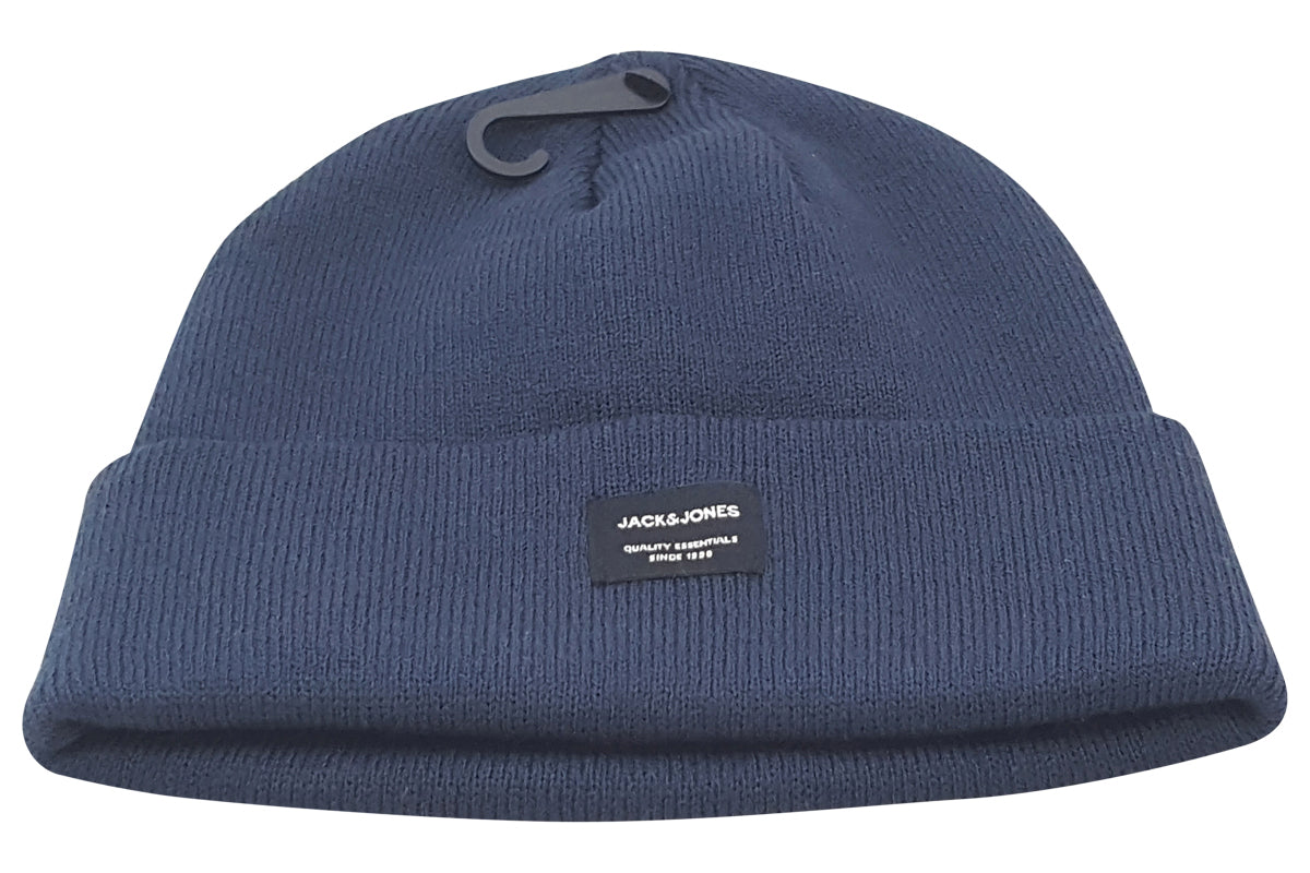 jack and jones dna beanie navy blazer mens right