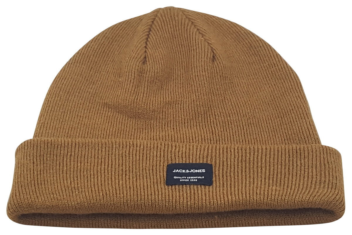 jack and jones dna beanie rubber mens right