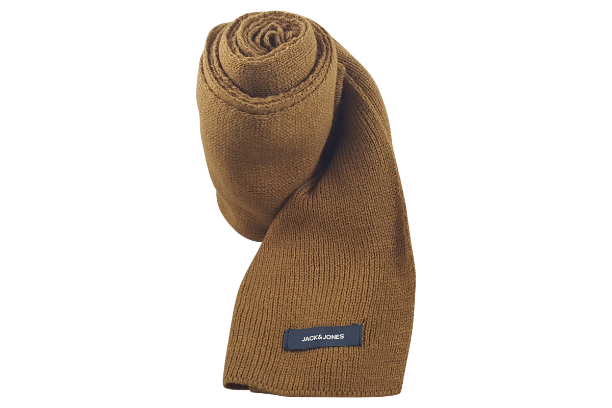 jack and jones dna knit scarf rubber mens left