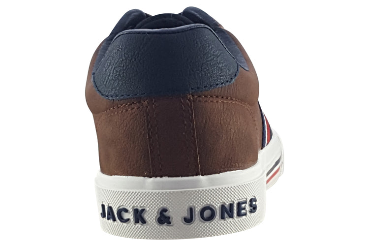 Jack Jones Gorgon PU 12241109 Cognac Mens Trainers