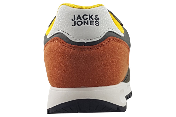 Jack Jones Harrow 12274764 Olive Night Mens Trainers