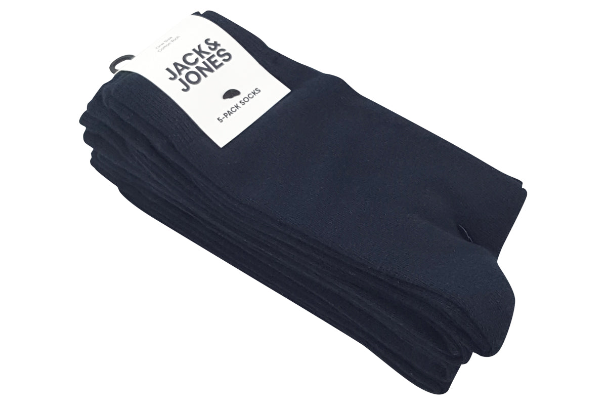 jack and jones jens sock 5 pack navy blazer mens right
