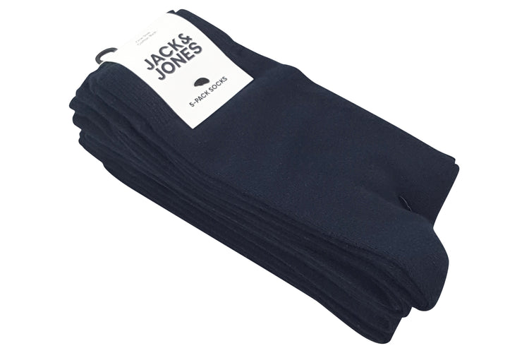Jack Jones Jens Sock 5 Pack 12113085 Navy Blazer Mens Accessories