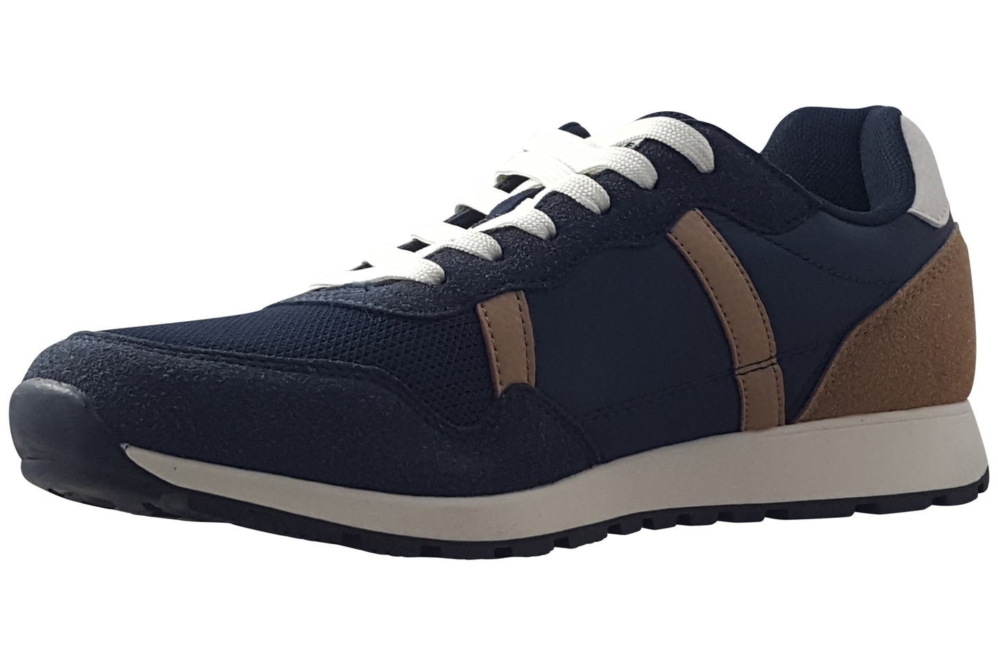 Jack Jones Harrow 12274764 Navy Blazer/Tan/Marshm Mens Trainers