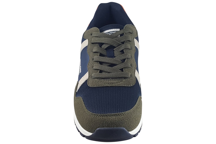 Jack Jones Harrow 12274764 Olive/Navy Mens Trainers