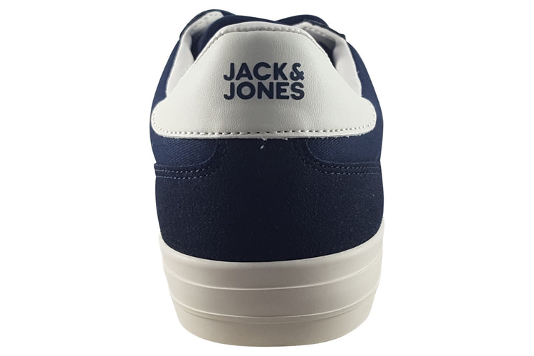 Jack Jones Morden Canvas Sp 12251152 Navy Blazer Marshmellow Mens Trainers