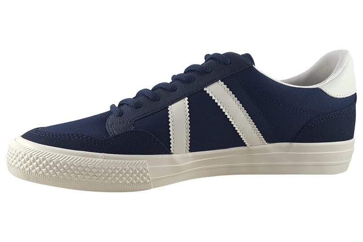 Jack Jones Morden Canvas Sp 12251152 Navy Blazer Marshmellow Mens Trainers