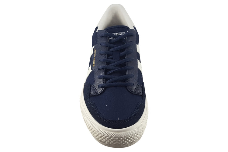 Jack Jones Morden Canvas Sp 12251152 Navy Blazer Marshmellow Mens Trainers