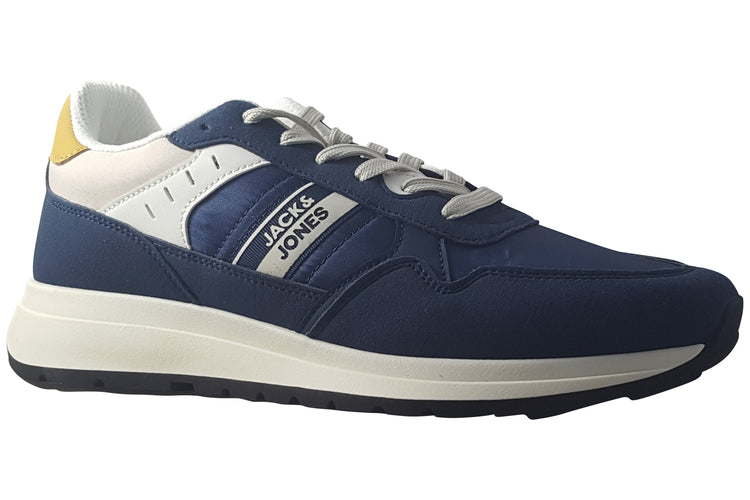 Jack Jones Oswald 12291848 Navy Peony Mens Trainers