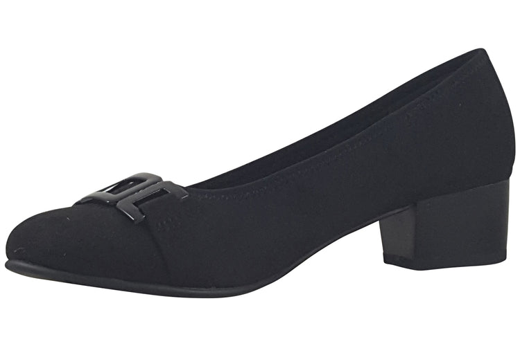 Jana Softline Belstar 22369-45 Black Womens Shoes