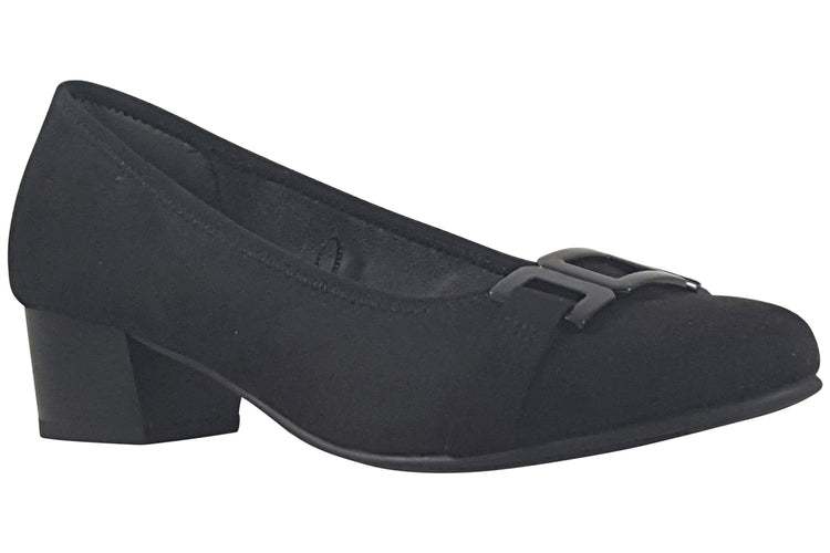 Jana Softline Belstar 22369-45 Black Womens Shoes