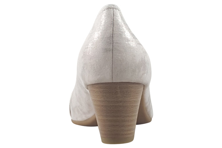 Jana Softline Bernie 22467-42 Beige/Gold Womens Shoes