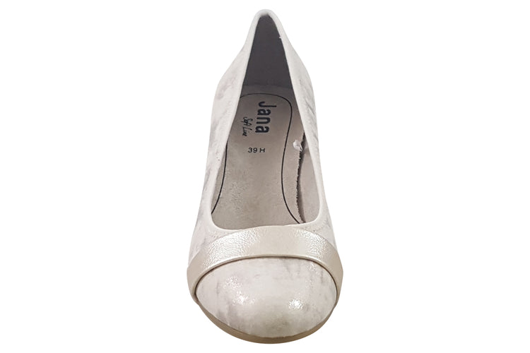 Jana Softline Bernie 22467-42 Beige/Gold Womens Shoes