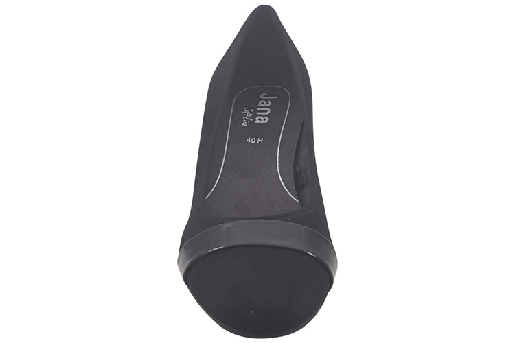 Jana Softline Bernie 22467-42 Black/Black Patent Womens Shoes